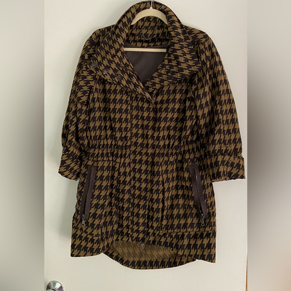 Stylish Houndstooth Women's Jacket